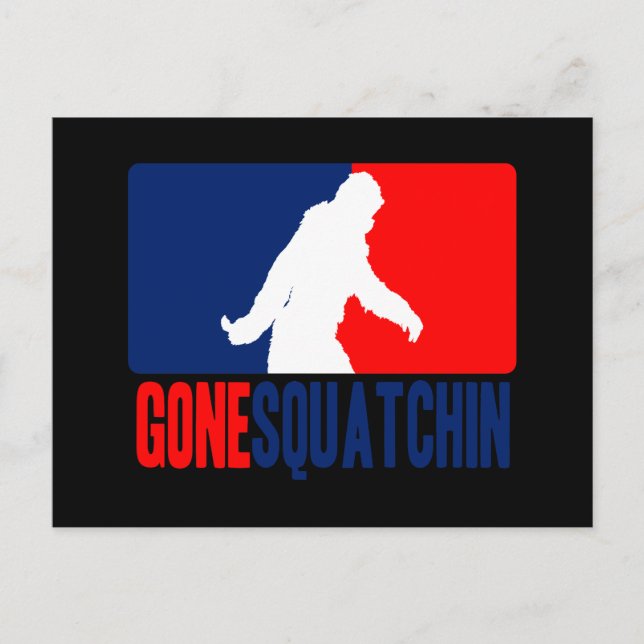 Postal Gone Squatchin League Style (Anverso)