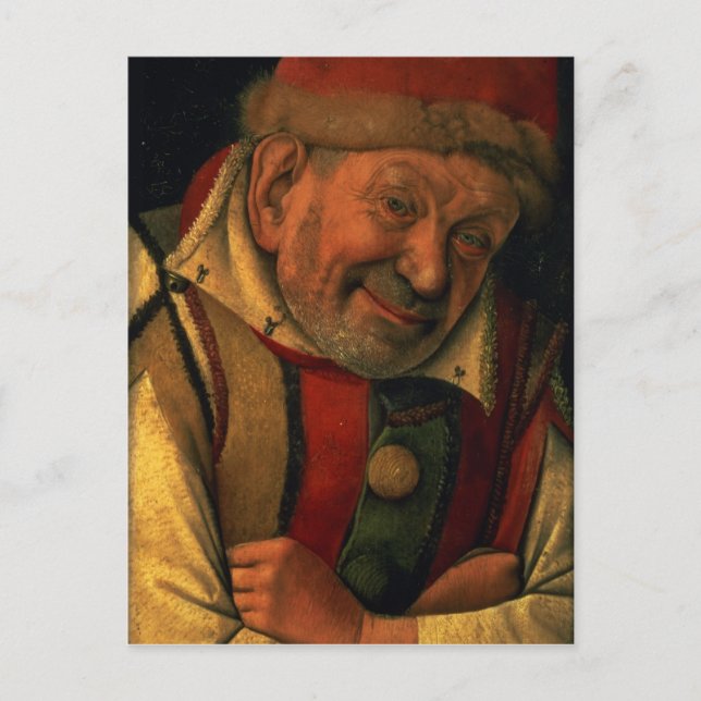 Postal Gonella, el bufón de Ferrara, c.1445 (Anverso)