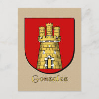 Gonzalez Family Heraldic Shield