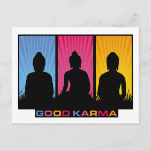 Postal Good Karma Buddhas