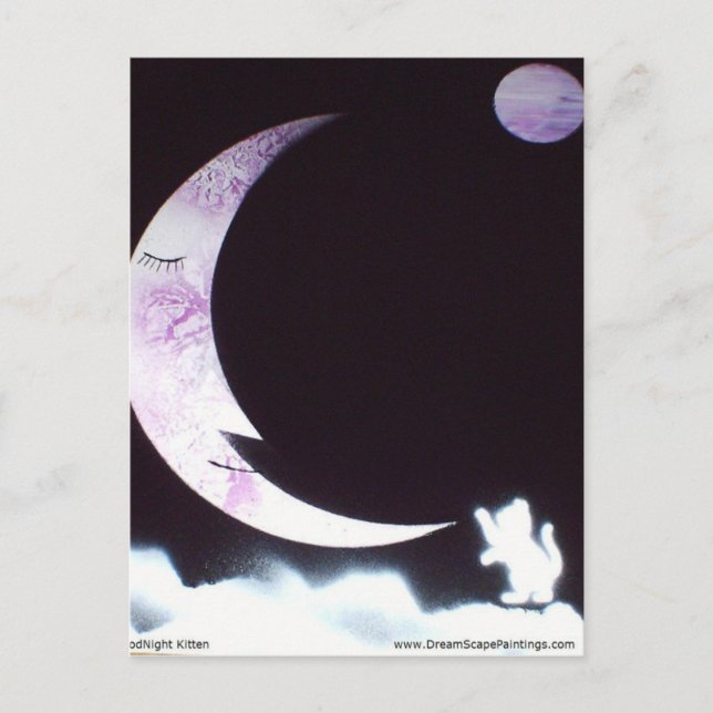 Postal Goodnight Kitten (Anverso)