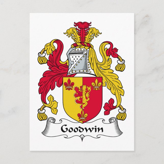 Postal Goodwin Family Crest (Anverso)