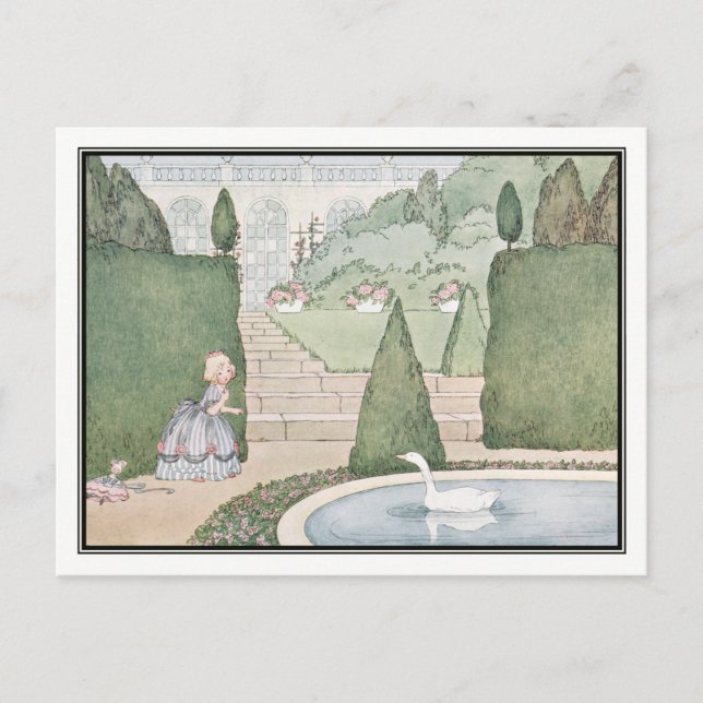 Postal Goosey, Goosey, Gander by H. Willebeek Le Mair (Anverso)