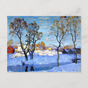 Postal Gorbatov - Primavera temprana en Pskov