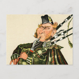 Postal Gordon Highlanders - Piper