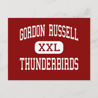 Postal Gordon Russell - Thunderbirds - Middle - Gresham