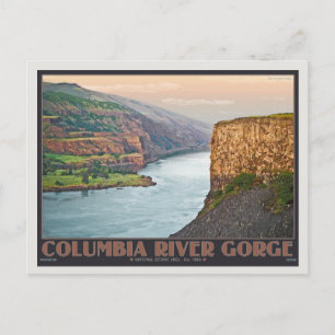 Postal Gorge de Columbia - Meseta de Rowena B
