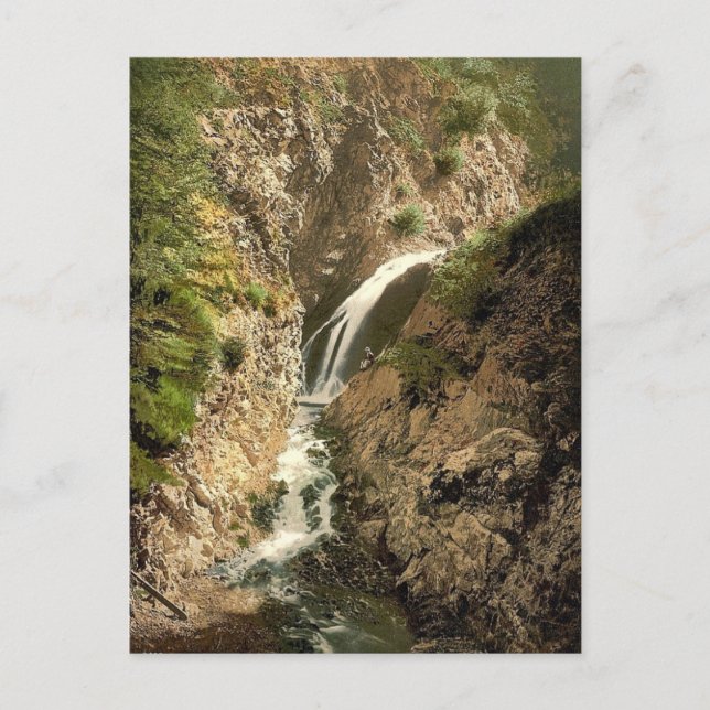 Postal Gorge de Rávena, Selva Negra, Baden, Alemania rara (Anverso)