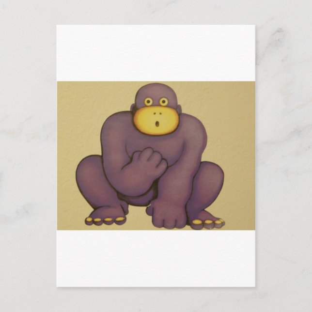 Postal gorila (Anverso)