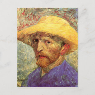 Postal Gorra de paja autorretrato (F526)Bella Artes Van G