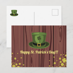 Postal Gorra de Saint Patrick