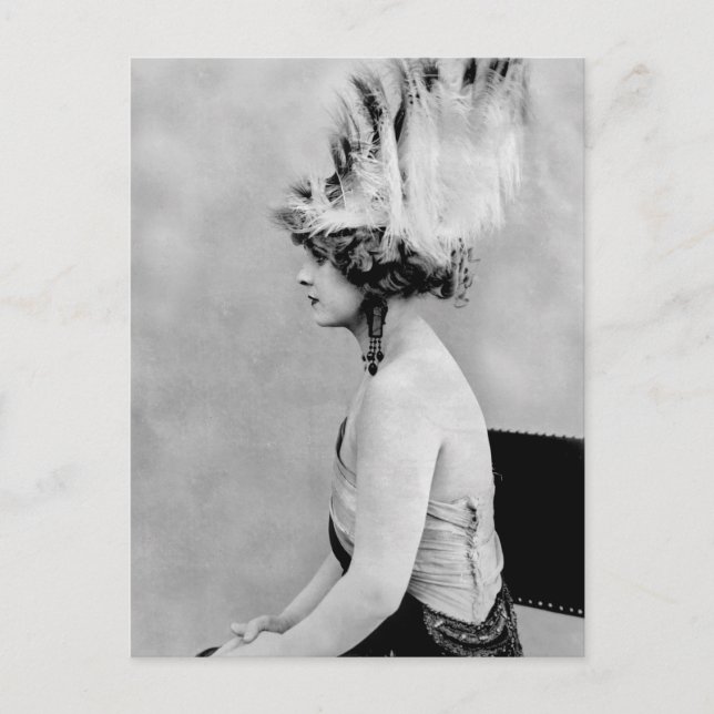 Postal Gorra de Wild Feather, a principios del siglo XX (Anverso)