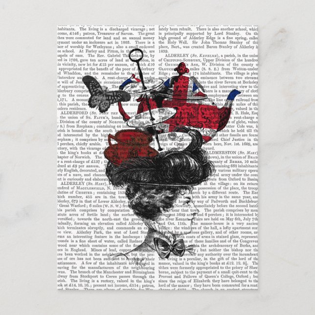 Postal Gorra del té de la tarde en Gran Bretaña (Anverso)