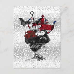 Postal Gorra del té de la tarde en Gran Bretaña