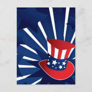 Postal Gorra del tío Sam