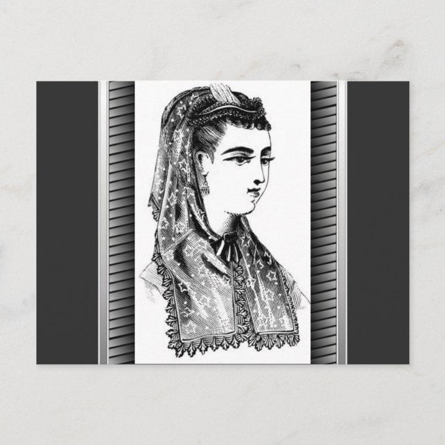 Postal Gorras de época (Anverso)