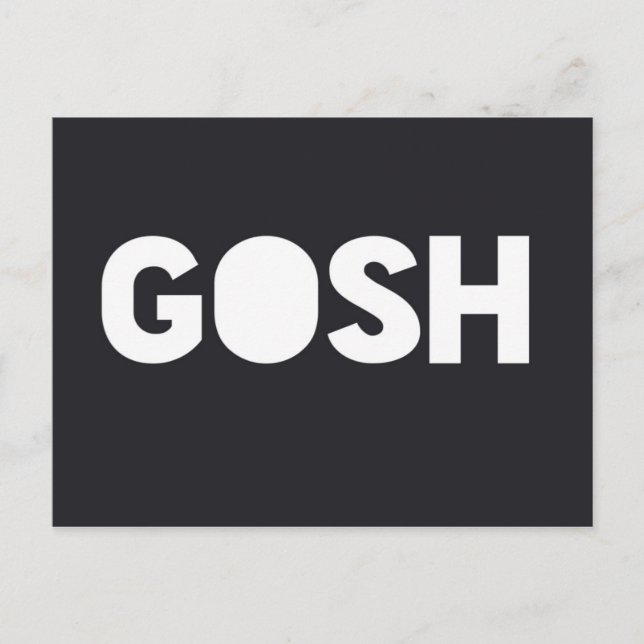 Postal Gosh Postcard (Anverso)