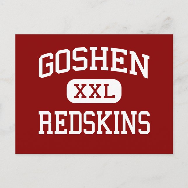 Postal Goshen - Redskins - High School - Goshen Indiana (Anverso)