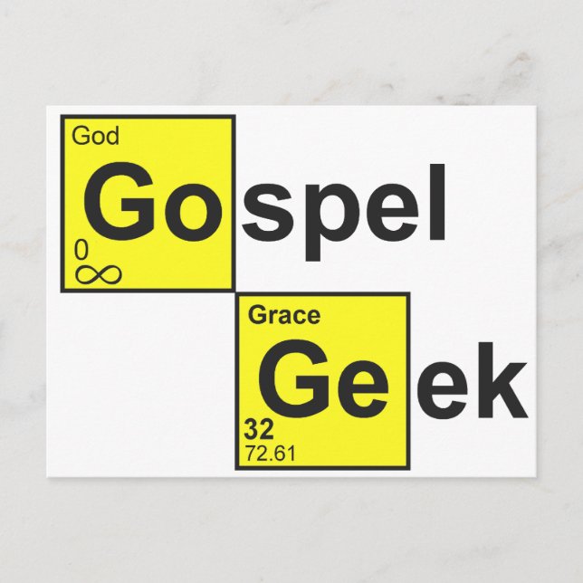 Postal Gospel Geek (Anverso)
