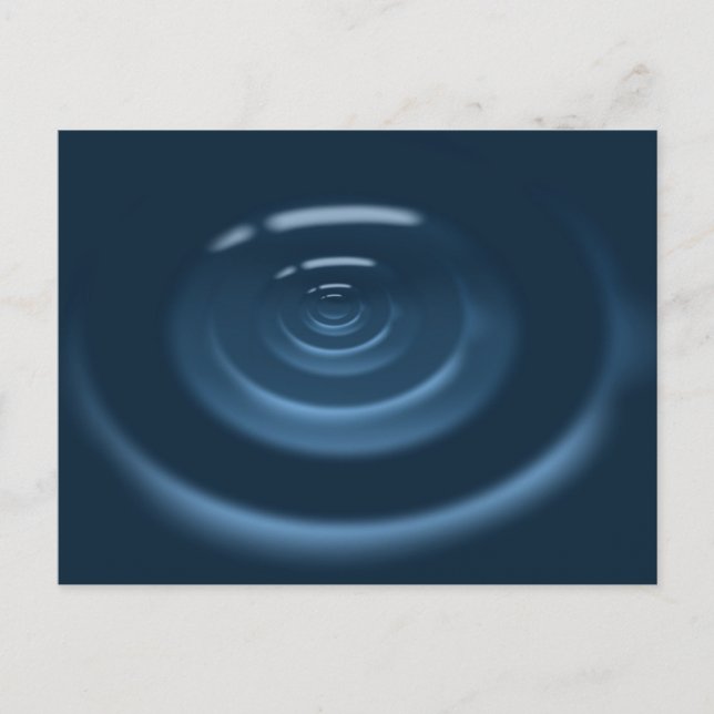 Postal Gota de agua (Anverso)