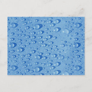 Postal Gotas de agua