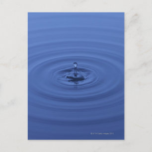 Postal Gotas de agua