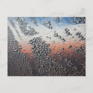 Postal Gotas de agua condensadas