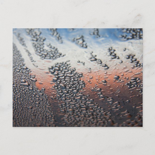 Postal Gotas de agua condensadas (Anverso)