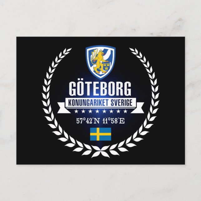 Postal Göteborg (Anverso)