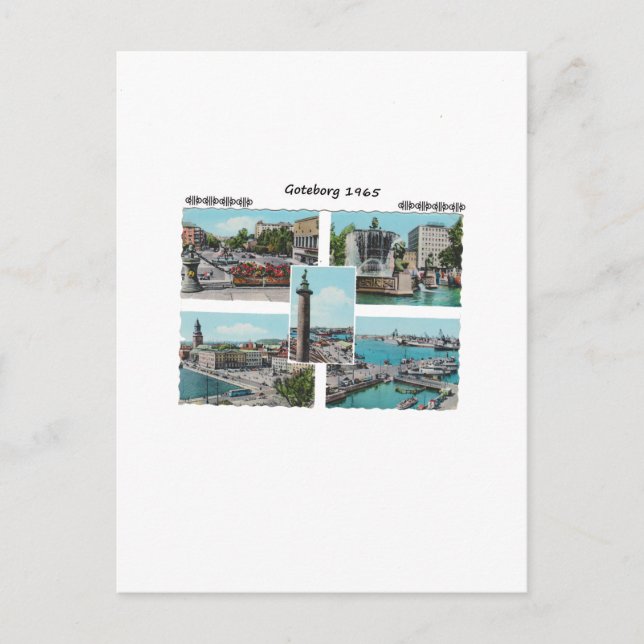 Postal Goteborg 1965 (Anverso)