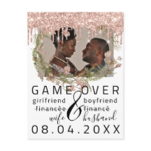 Goteo de plataDiviértete Guardar la fecha Blanco F