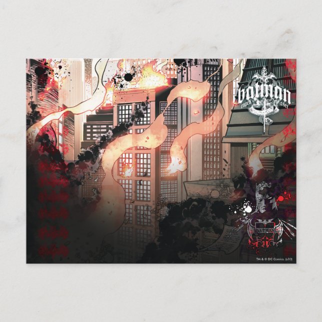 Postal Gotham Burning (Anverso)