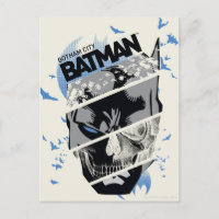 Gotham City Batman Skull Collage