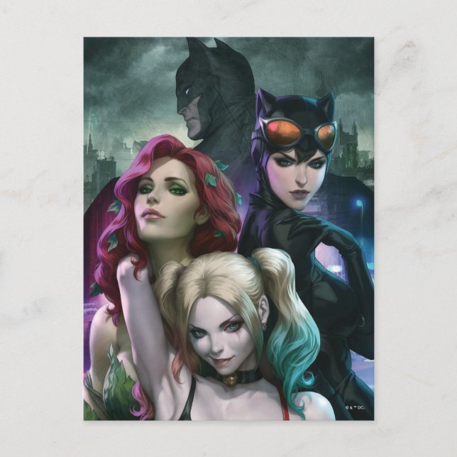 Postal Gotham City Sirens #1000 Comic Cover Variant (Anverso)