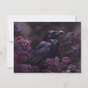 Postal Gothic Raven Purple Foliage