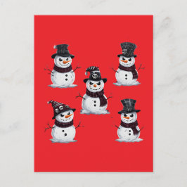 Postal Gothic Snowman