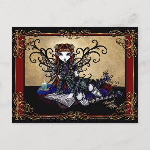 Postal gótica de cuento de hadas "Patience"