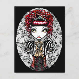 Postal gótica de Fae del Victorian de Annie