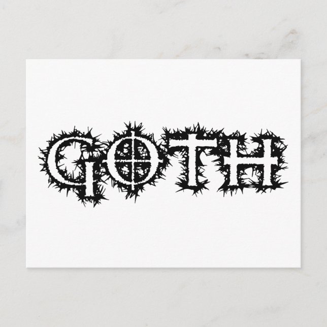Postal Gótico (Anverso)