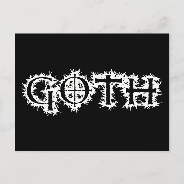 Postal Gótico (Anverso)