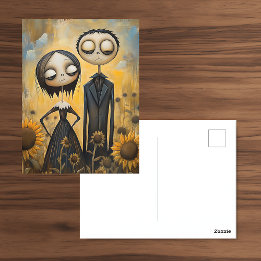 Postal Gótico del girasol