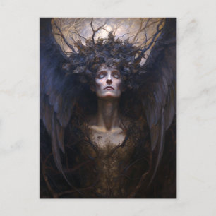 Postal Gótico gótico oscuro ángel arte de fantasía