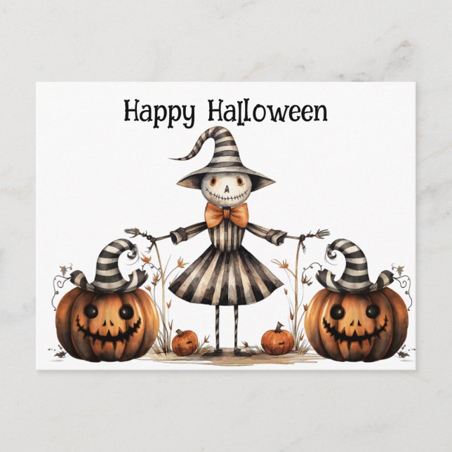 Postal Gótico Halloween   (Anverso)