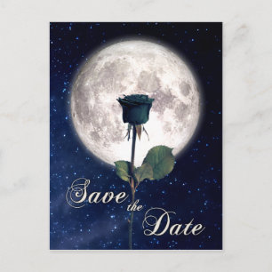 Postal Gótico, Vintage, Victoriano, Negro Rosa, Romance