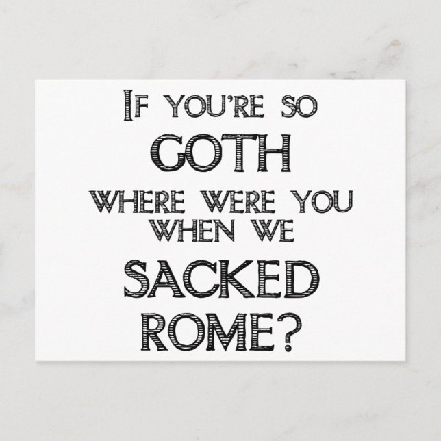 Postal Góticos y Vándalos (Anverso)