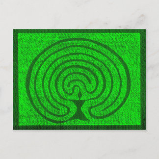 Postal Göttin im Labyrinth 1