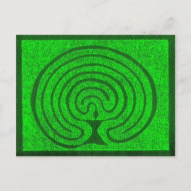 Postal Göttin im Labyrinth 1 (Anverso)