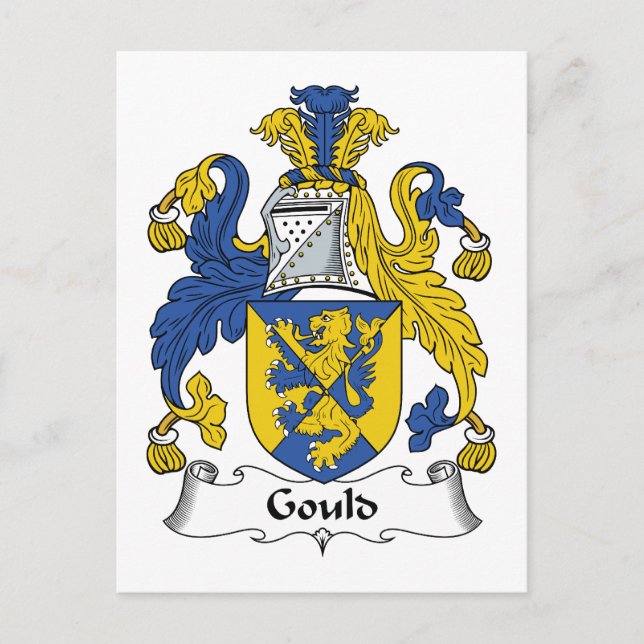 Postal Gould Family Crest (Anverso)