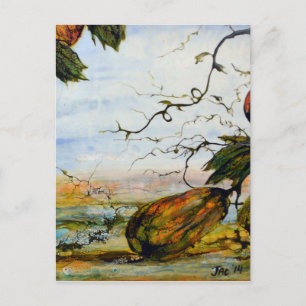 Postal Gourds, arte original de JAC