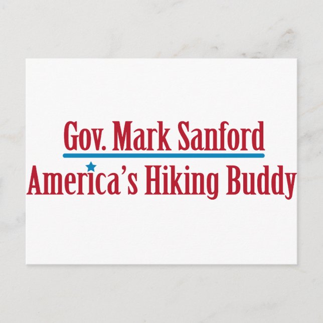 Postal Gov. Mark Sanford (Anverso)